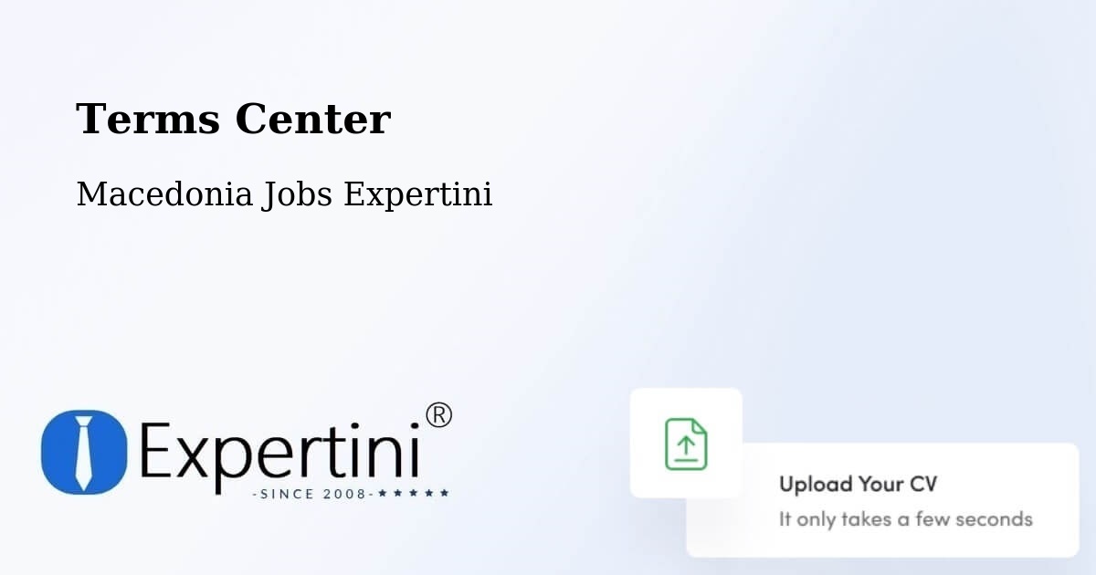 Terms of Service – Macedonia - Macedonia Jobs Expertini